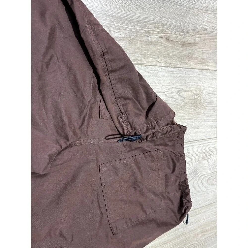 Forever 21 Wide Leg Lounge Pants Womens‎ Size M Drawstring Waist Brown Casual - Picture 9 of 11
